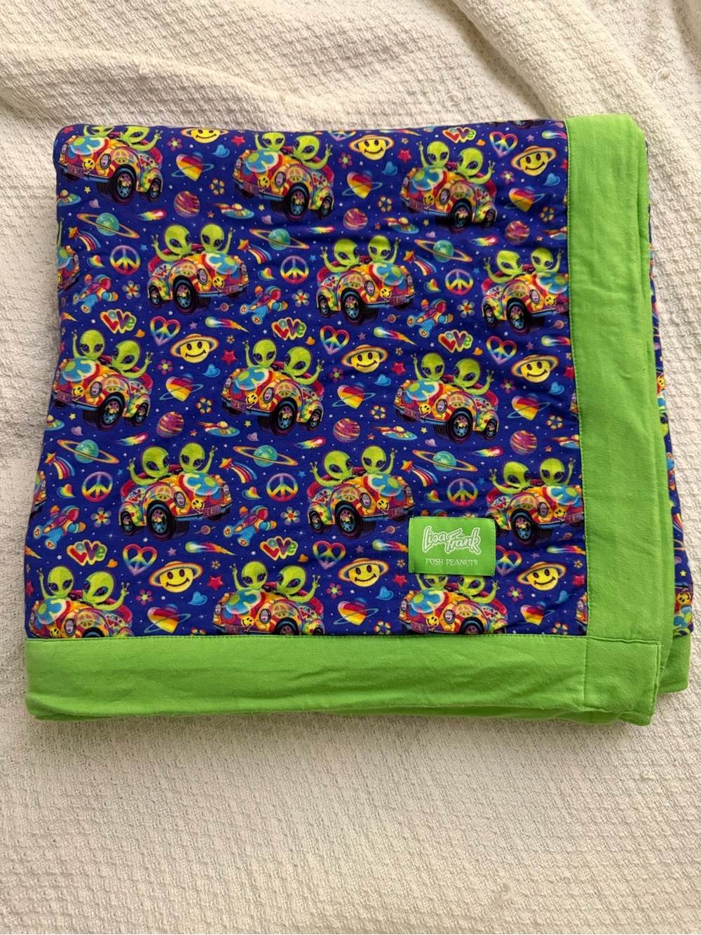 Posh Peanut Lisa Frank Zoomer & Zorb Luxe Patoo 60x60
